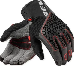 REV'IT Mangrove 2 Gloves Grey/Red> Motorhandschoenen