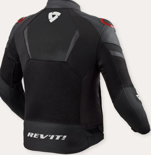 REV'IT Mantis 3 H2O Motorjas Black/Red> Motorjassen
