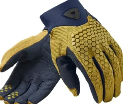 REV'IT Massif Gloves Oker Yellow> Motorhandschoenen