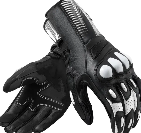 REV'IT Metis 2 Gloves Black/White> Motorhandschoenen