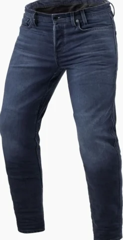 REV'IT Micah TF Motorjeans Dark Blue Used> Motorjeans