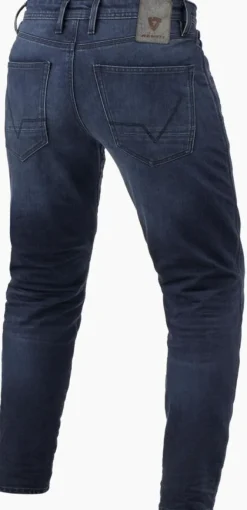 REV'IT Micah TF Motorjeans Dark Blue Used> Motorjeans