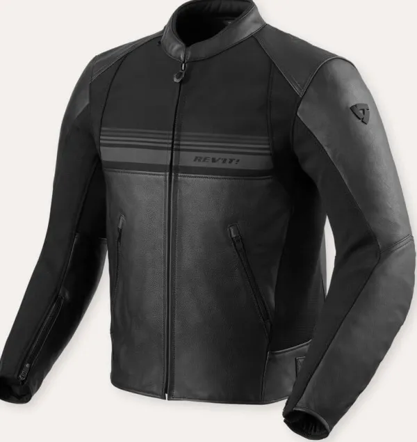 REV'IT Mile 2 Motorjas Black> Motorjassen