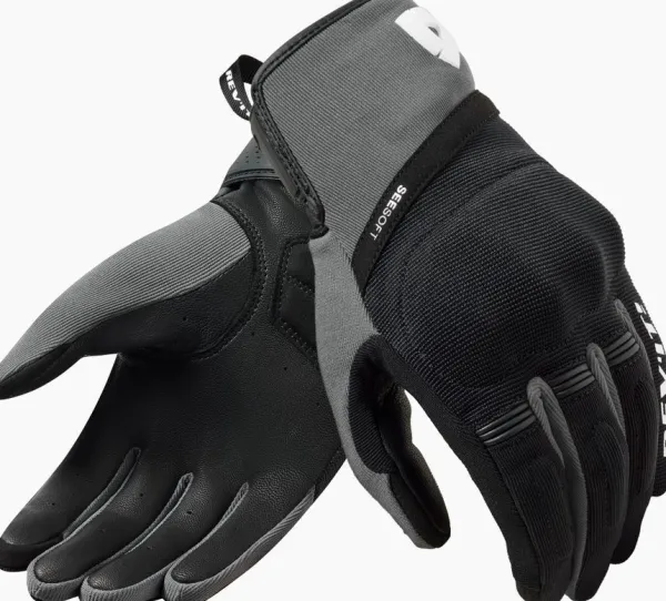 REV'IT Mosca 2 Gloves Black/Grey> Motorhandschoenen