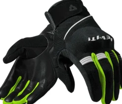 REV'IT Mosca Gloves Black/Neon Yellow> Motorhandschoenen