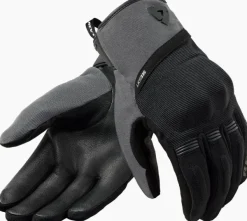 REV'IT Mosca 2 H2O Gloves Black/Grey> Motorhandschoenen