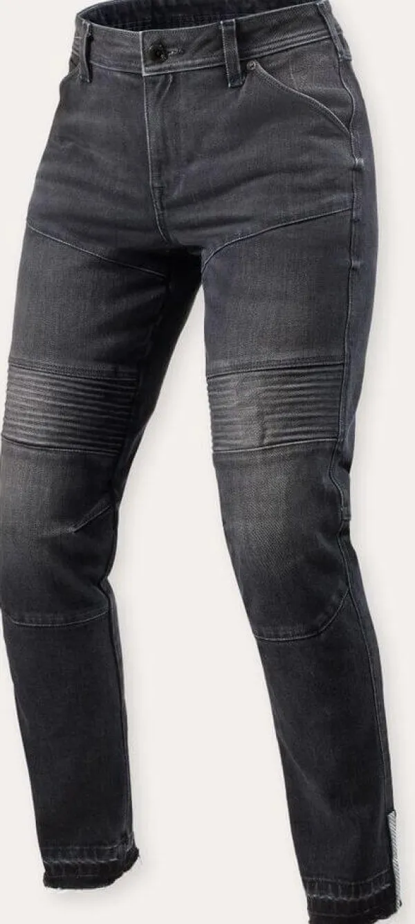 REV'IT Moto 2 Slim Ladies Motorjeans Dark Black Stone> Motorjeans