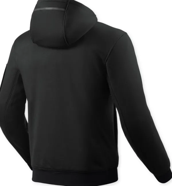 REV'IT Oakwood Motorhoodie Black> Motorhoodies|Motorjassen