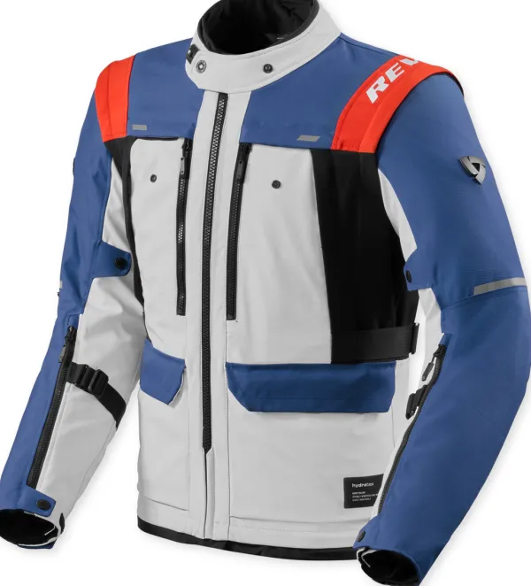 REV'IT Offtrack 3 H2O Motorjas Blue/Silver> Motorjassen
