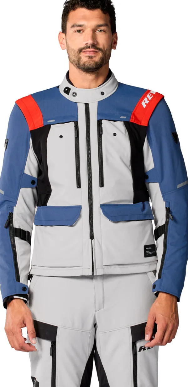 REV'IT Offtrack 3 H2O Motorjas Blue/Silver> Motorjassen