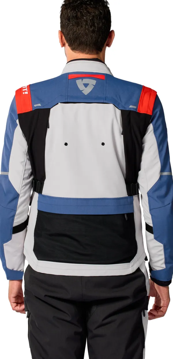 REV'IT Offtrack 3 H2O Motorjas Blue/Silver> Motorjassen