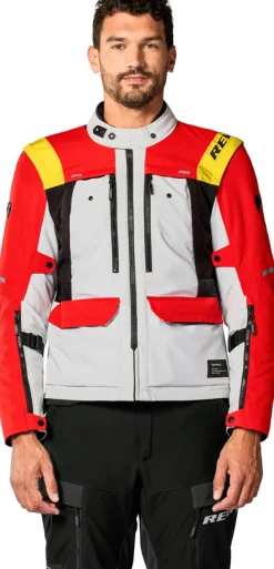 REV'IT Offtrack 3 H2O Motorjas Red/White> Motorjassen