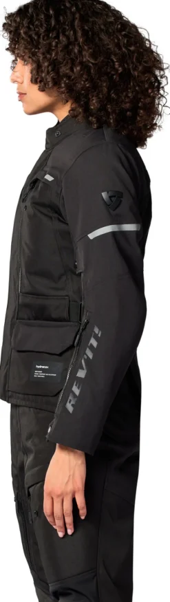 REV'IT Outback 5 H2O Ladies Motorjas Black> Motorjassen
