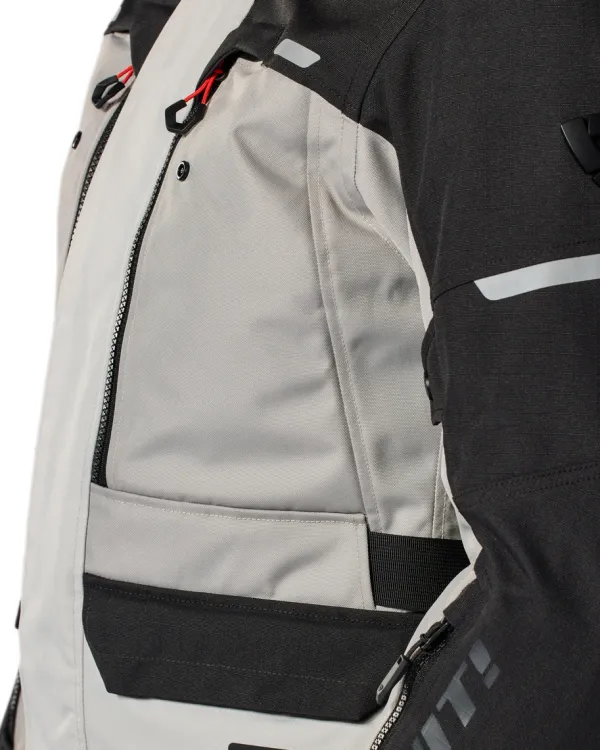 REV'IT Outback 5 H2O Ladies Motorjas Silver/Black> Motorjassen