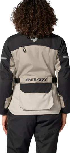 REV'IT Outback 5 H2O Ladies Motorjas Sand/Black><noscript><img width=