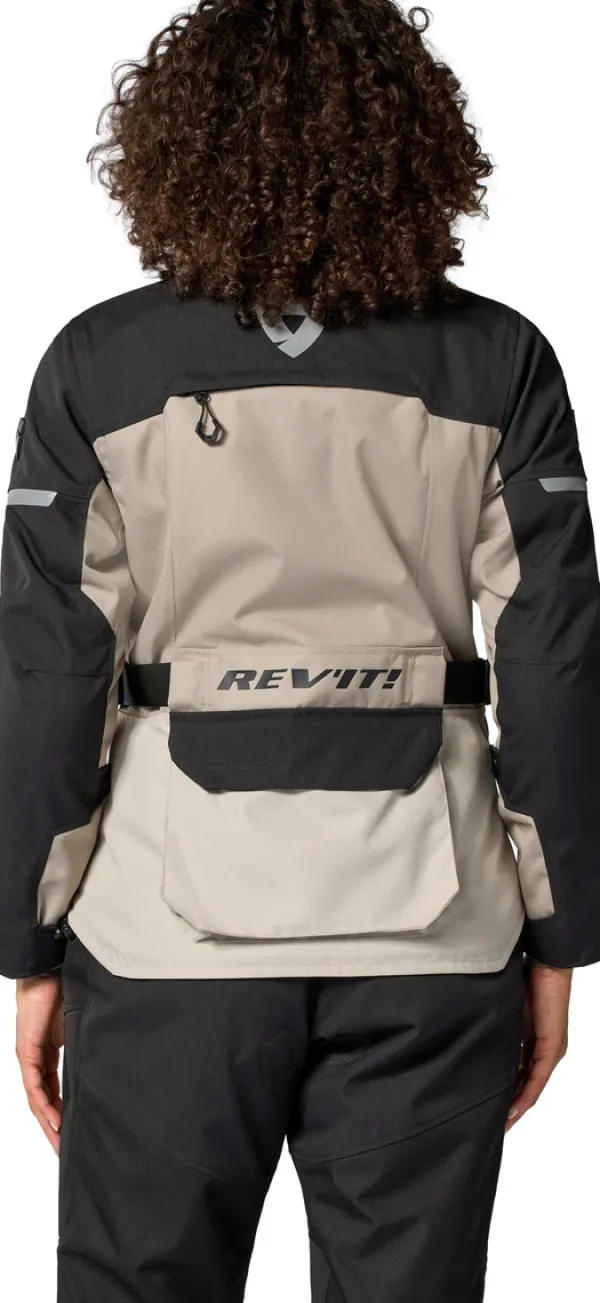 REV'IT Outback 5 H2O Ladies Motorjas Sand/Black> Motorjassen