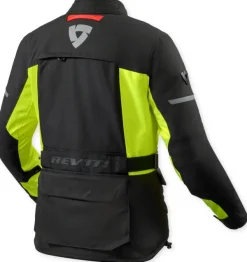 REV'IT Outback 5 H2O Ladies Motorjas Black/Neon Yellow><noscript><img width=