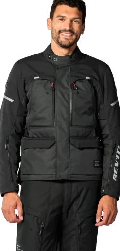 REV'IT Outback 5 H2O Motorjas Anthracite/Black> Motorjassen