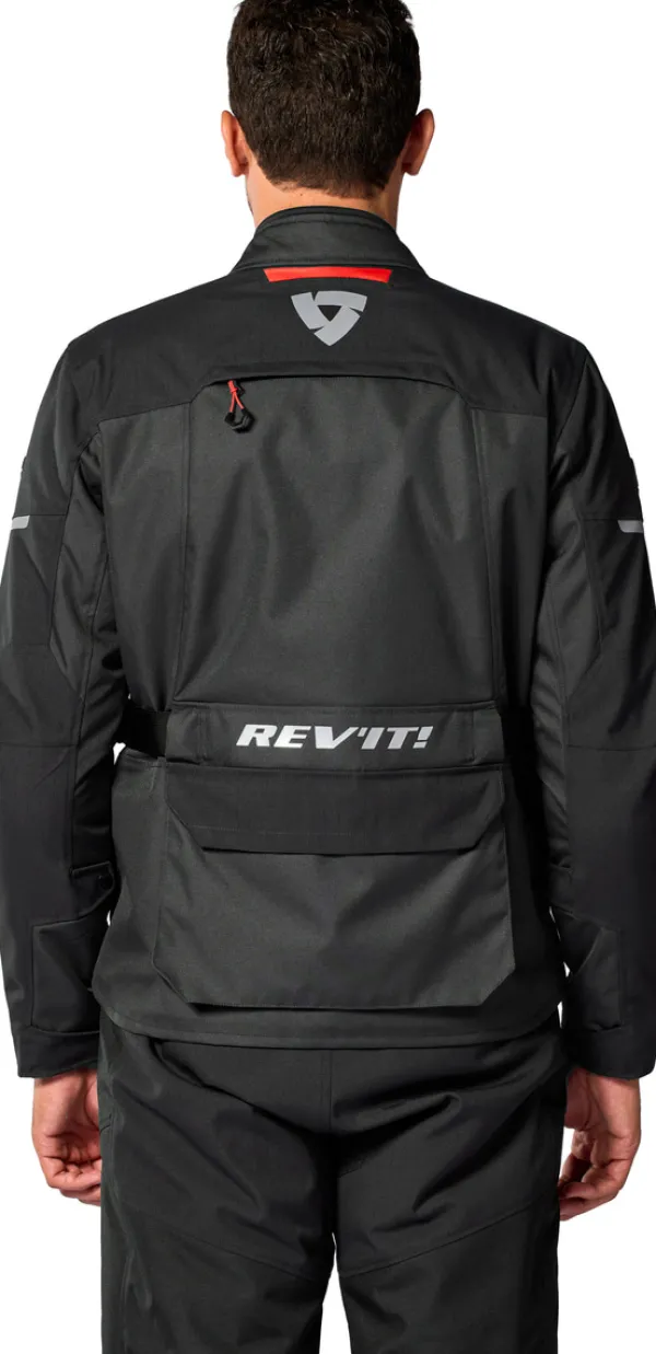 REV'IT Outback 5 H2O Motorjas Anthracite/Black> Motorjassen