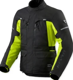 REV'IT Outback 5 H2O Motorjas Black/Neon Yellow><noscript><img width=