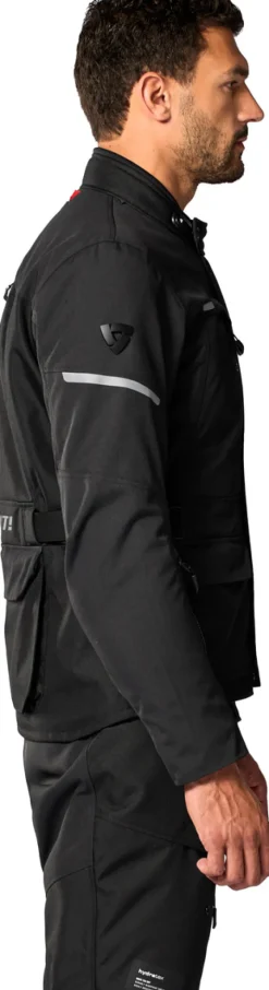 REV'IT Outback 5 H2O Motorjas Black><noscript><img width=