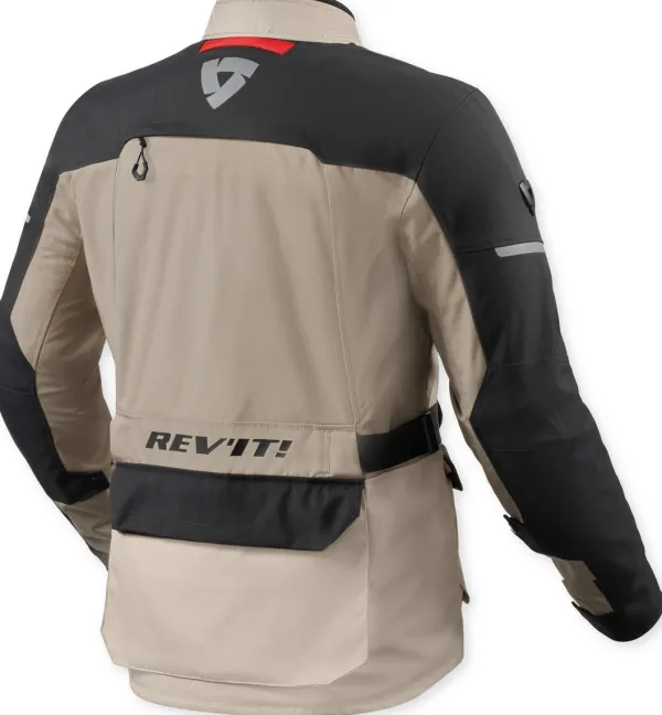 REV'IT Outback 5 H2O Motorjas Sand/Black> Motorjassen
