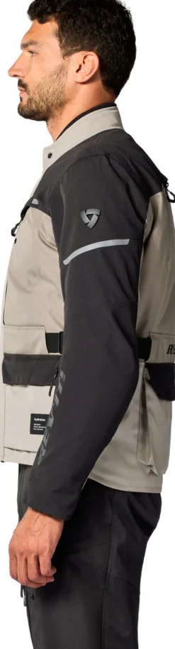 REV'IT Outback 5 H2O Motorjas Sand/Black><noscript><img width=