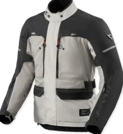 REV'IT Outback 5 H2O Motorjas Silver/Black> Motorjassen