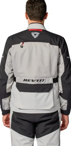 REV'IT Outback 5 H2O Motorjas Silver/Black><noscript><img width=