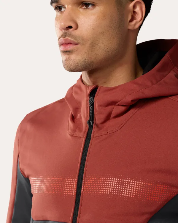REV'IT Parabolica 2 Motorhoodie Burgundy Red/Grey> Motorhoodies|Motorjassen