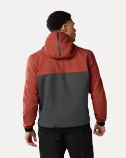 REV'IT Parabolica 2 Motorhoodie Burgundy Red/Grey> Motorhoodies|Motorjassen