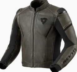 REV'IT Parallax Motorjas Black Olive Green> Motorjassen