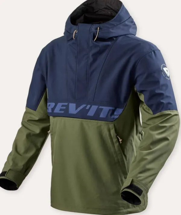 REV'IT Photon Motorjas Smock Dark Blue/Green> Motorjassen