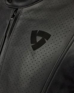 REV'IT Quadratic Motorjas Black/White><noscript><img width=