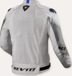 REV'IT Quantum 3 Air Motorjas Silver/Blue> Motorjassen