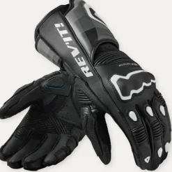 REV'IT Quantum 3 Gloves Black/White> Motorhandschoenen