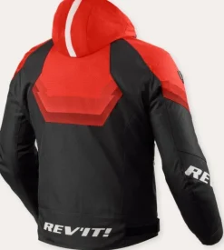REV'IT Quantum 3 H2O Motorjas Black/Red> Motorjassen