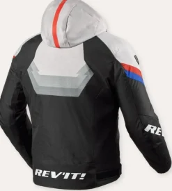 REV'IT Quantum 3 H2O Motorjas Black/Light Grey><noscript><img width=