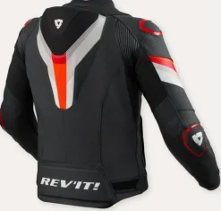 REV'IT Quantum 3 Pro Motorjas Black/Red> Motorjassen