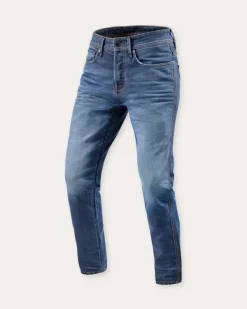 REV'IT Reed SF Motorjeans Medium Blue Used> Motorjeans