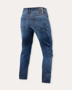 REV'IT Reed SF Motorjeans Medium Blue Used> Motorjeans