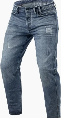 REV'IT Rilan TF Motorjeans Medium Blue Vintage> Motorjeans