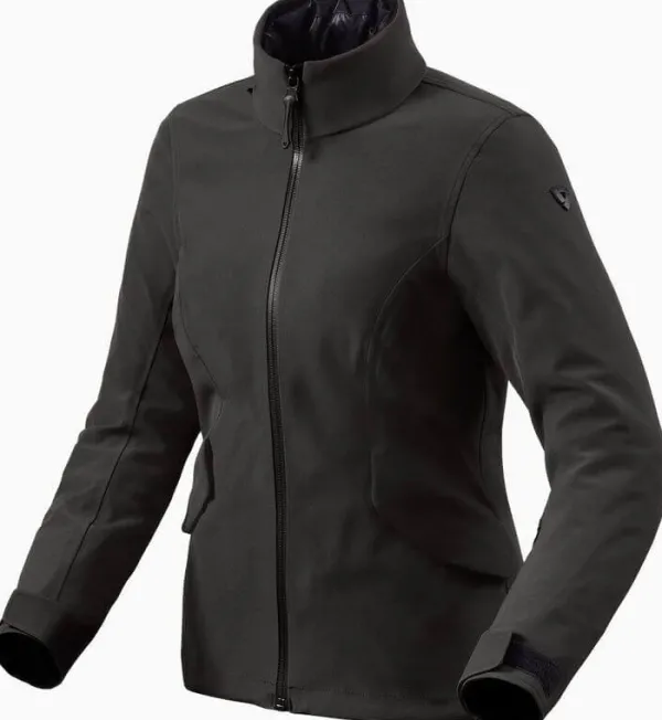 REV'IT Rosier H2O Ladies Motorjas Black> Motorjassen