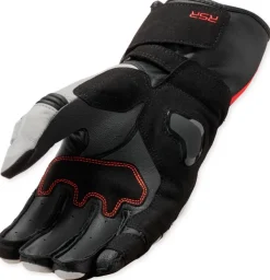 REV'IT RSR 5 Gloves White/Neon Red> Motorhandschoenen