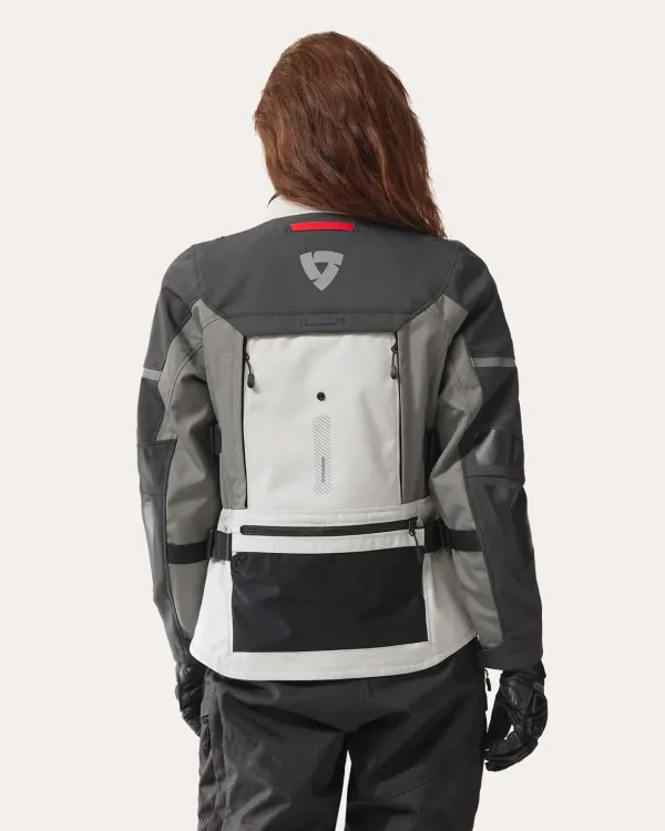 REV'IT Sand 5 H2O Ladies Motorjas Silver/Anthracite> Motorjassen