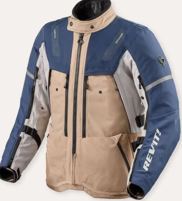 REV'IT Sand 5 H2O Motorjas Sand/Blue> Motorjassen