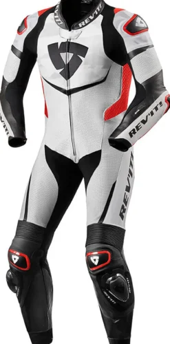 REV'IT Scorpio One Piece White/Red> Motorpakken