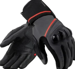 REV'IT Summit H2O Gloves Black/Grey> Motorhandschoenen