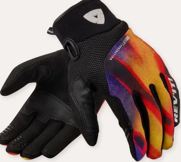 REV'IT Surge Gloves Black/Orange> Motorhandschoenen