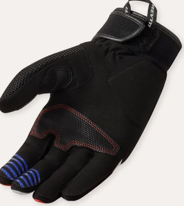 REV'IT Surge Gloves Black/Red> Motorhandschoenen